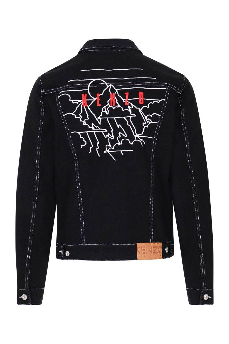 Kenzo Mountain Jacket Men Fashion Long-Sleeve Cotton Casual Trendy Outwear