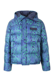 Moire Tiger Jacket Men Fashion Kenzo Paris Nylon Long-Sleeve Outwear Coat Padding