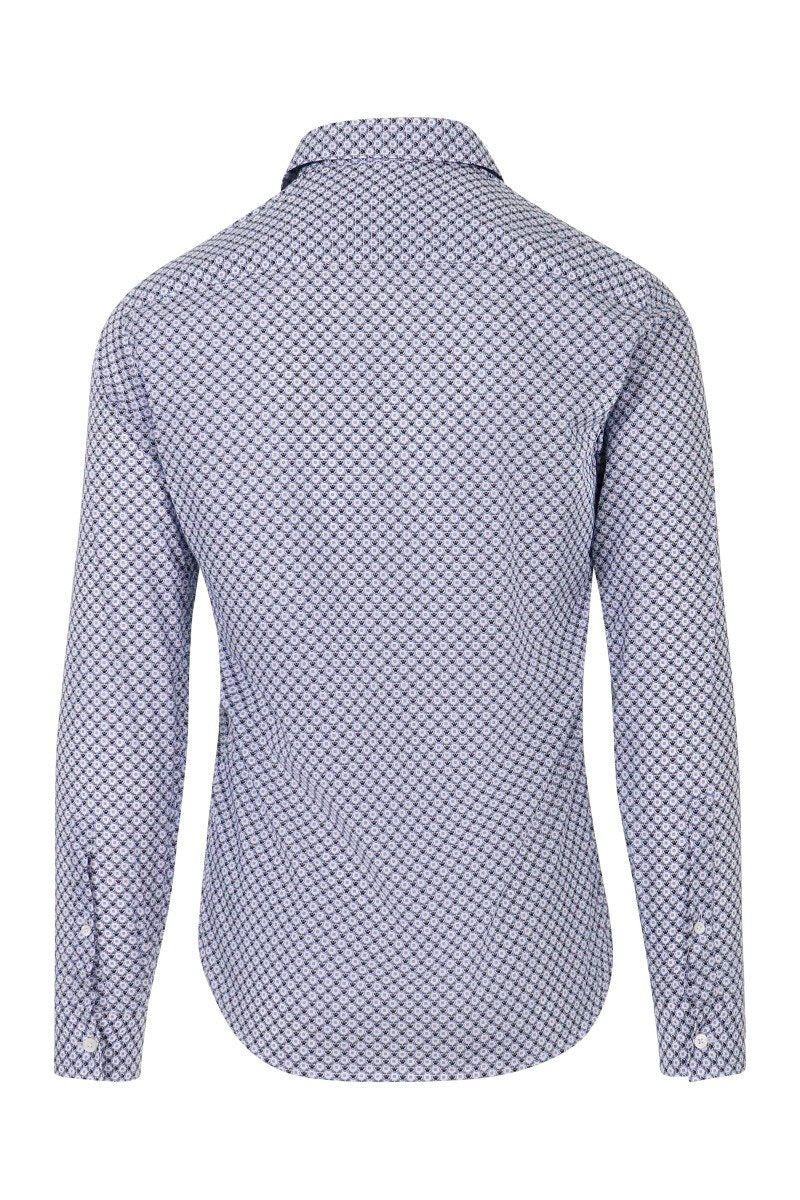 Tiger Monograme Shirt Men Fashion Kenzo Paris Long Sleeve Cotton Slim Fit Formal