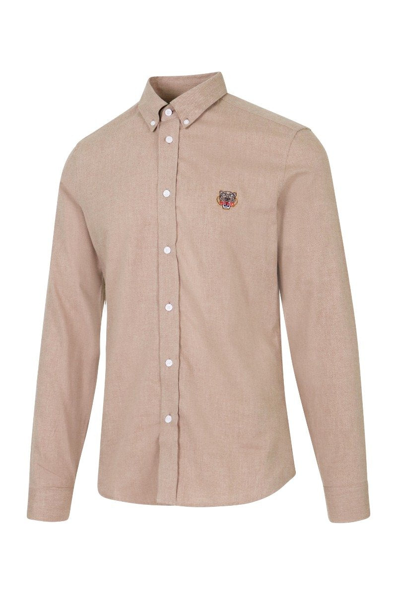 Tiger Shirt Men Fashion Kenzo Paris Cotton Long Sleeve Casual
