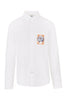 Passion Flower Shirt Men Fashion Kenzo Paris Cotton Long Sleeve Casual Top Pattern Slim Fit