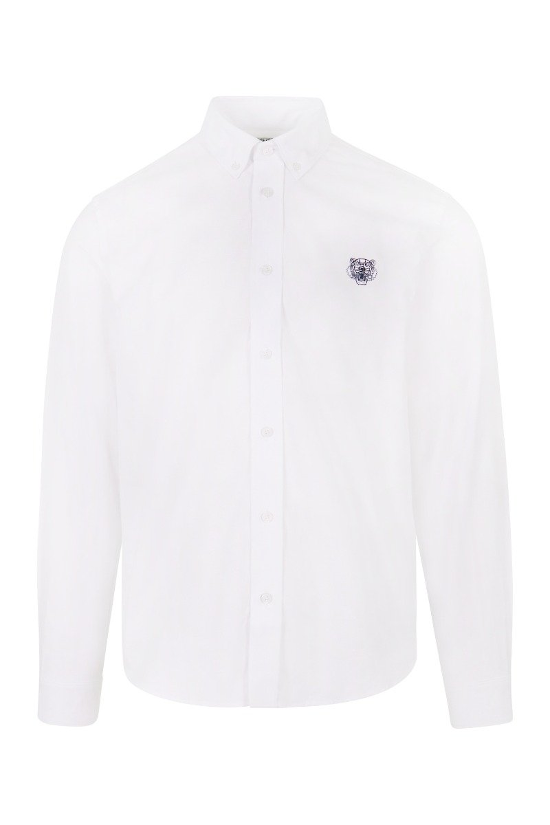 Tiger Shirt Men Fashion Kenzo Paris Cotton Long Sleeve Casual