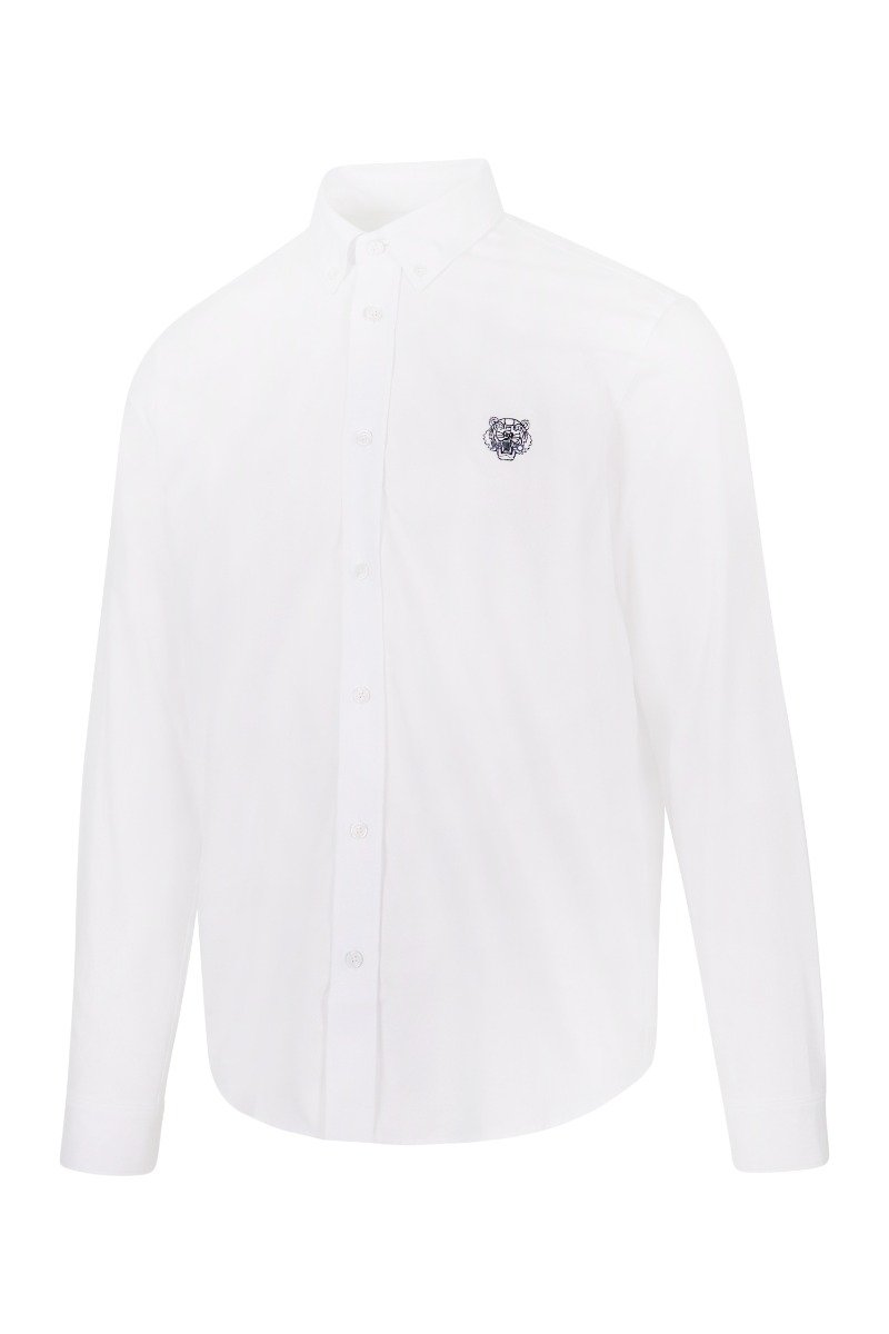 Tiger Shirt Men Fashion Kenzo Paris Cotton Long Sleeve Casual