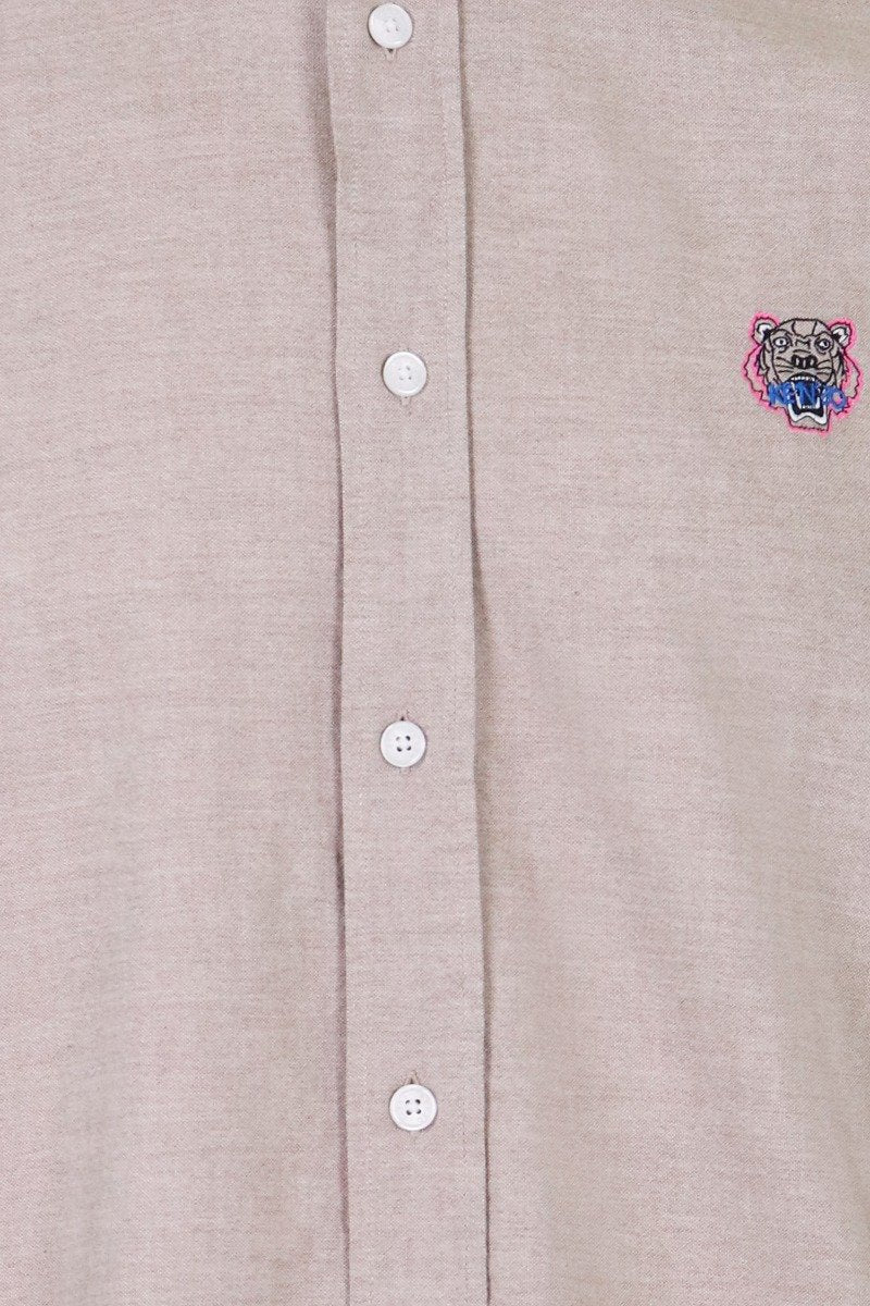 Tiger Shirt Men Fashion Kenzo Paris Cotton Long Sleeve Casual