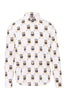 Passion Flower Shirt Men Fashion Kenzo Paris Cotton Long Sleeve Casual Top Pattern
