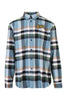 Jumping Tiger Kenzo Polyester Blend Flannel Long Sleeve Shirt 