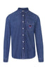 Tiger Denim Shirt Men Fashion Kenzo Paris Cotton Outwear Casual