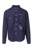Kenzo Mountain Denim Shirt Men Fashion Long-Sleeve Cotton Casual Trendy Outwear