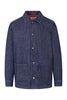 Passion Flower Denim Jacket Men Fashion Kenzo Paris Long-Sleeve Cotton Outwear Classic
