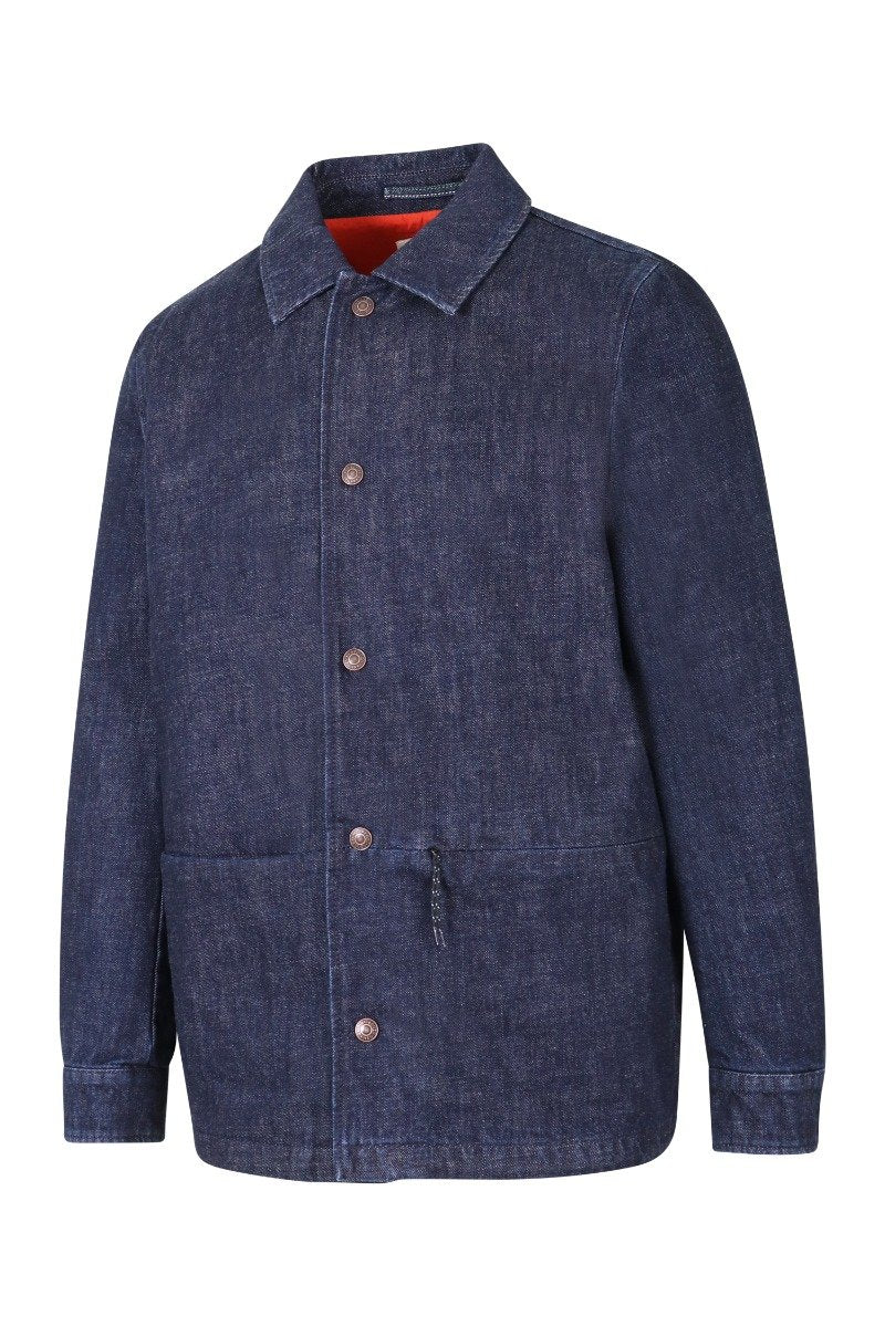 Passion Flower Denim Jacket Men Fashion Kenzo Paris Long-Sleeve Cotton Outwear Classic