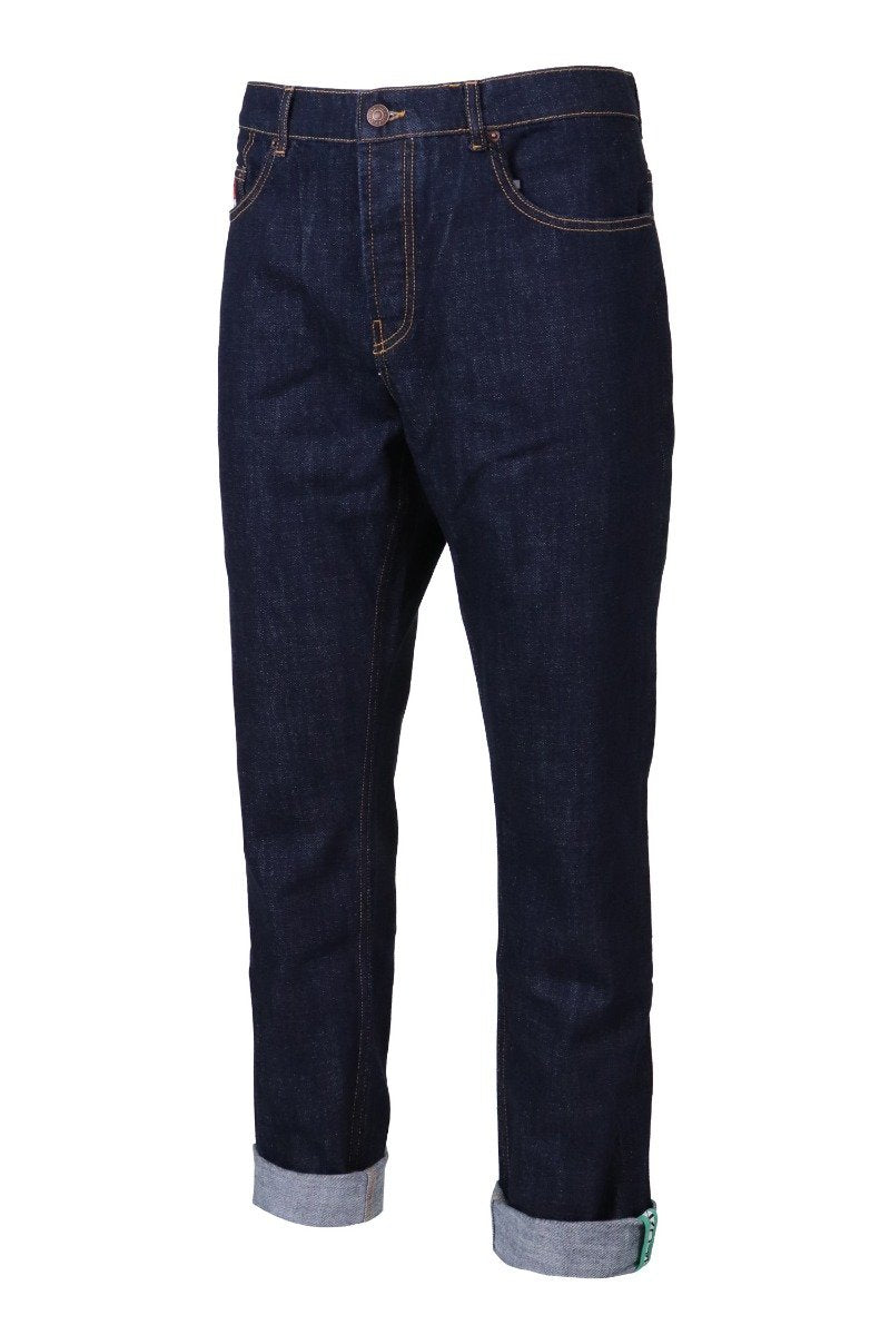 Turned Up Slim Fit Jeans Kenzo Daily Casual Denim Cotton Long Pants 