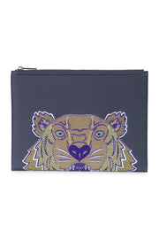 A4 Tiger Clutch Embroidery Fashion Designer Unisex Men Women Paris Kenzo 
