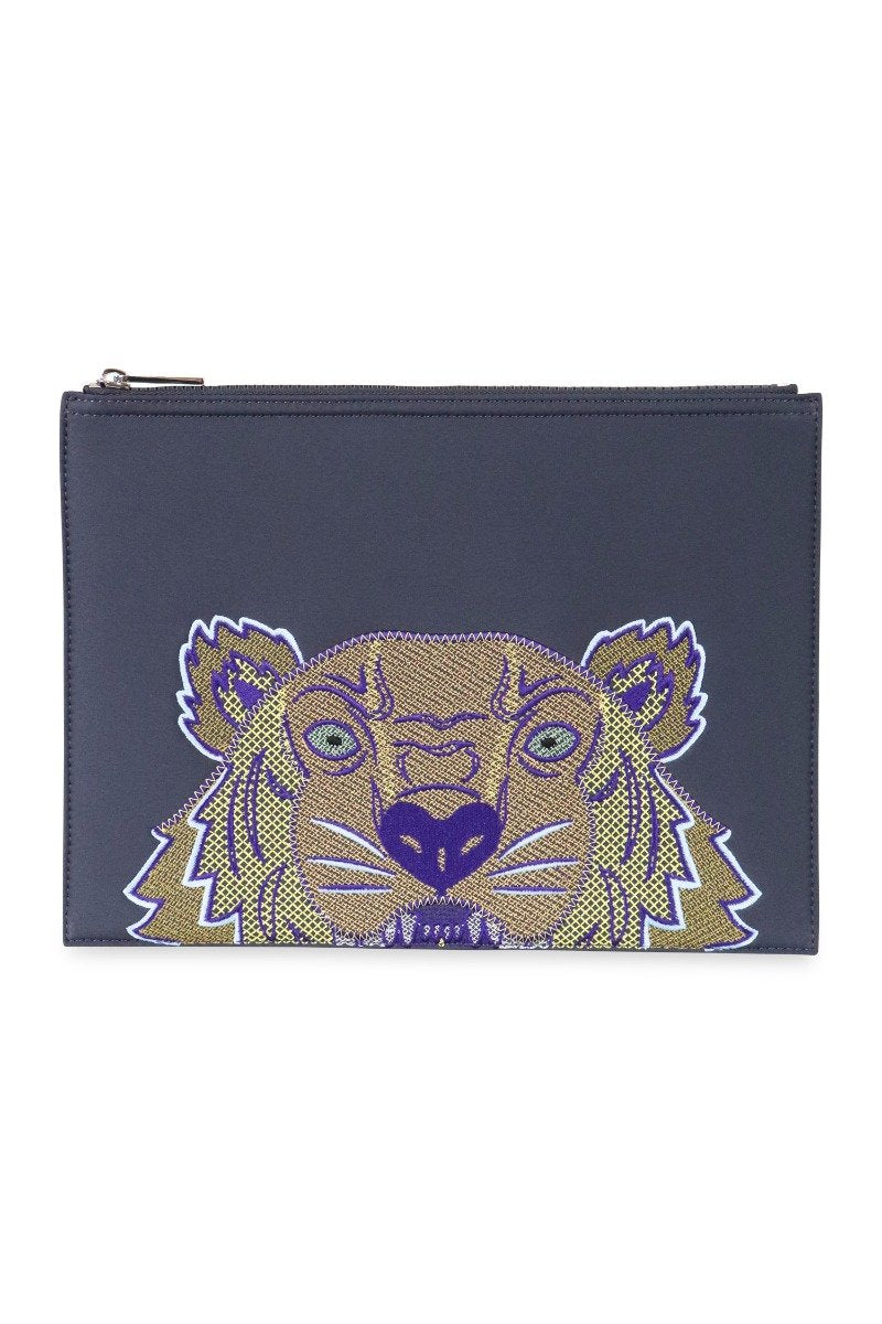 A4 Tiger Clutch Embroidery Fashion Designer Unisex Men Women Paris Kenzo 