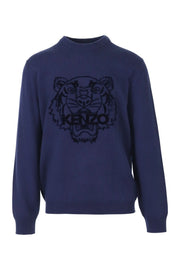 Tiger Sweater Men Fashion Kenzo Paris Wool Long Sleeve Top