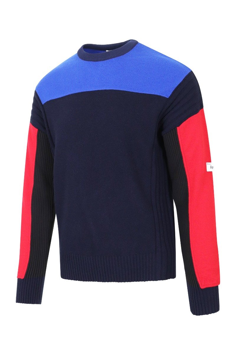 Colourblock Sweater Paris Kenzo Designer Basic Casual Fashion Menswear
