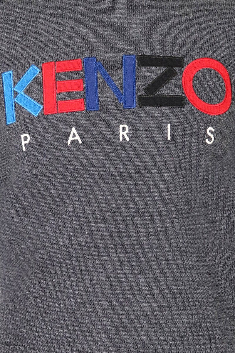Kenzo Paris Sweater Men Fashion Wool Long-Sleeve Casual Stylish
