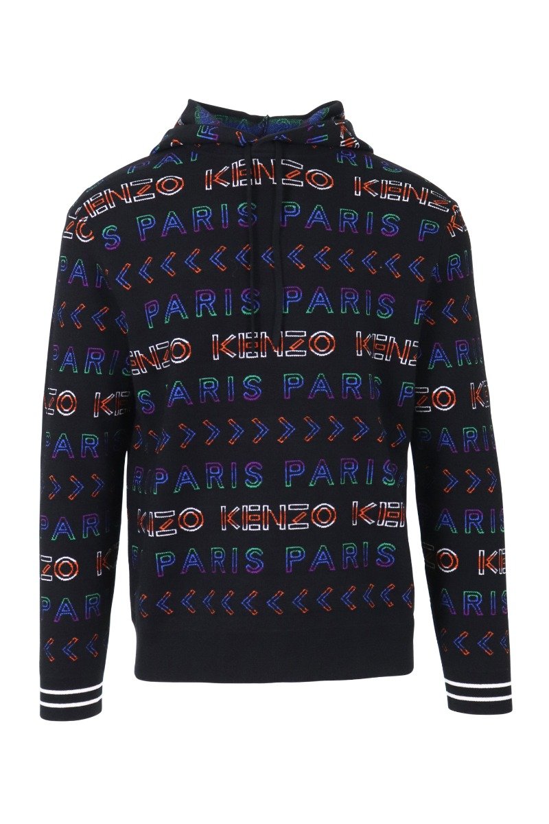 Kenzo Paris Sweater Men Fashion Wool-Blend Long-Sleeve Casual Stylish