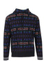 Kenzo Paris Sweater Men Fashion Wool-Blend Long-Sleeve Casual Stylish