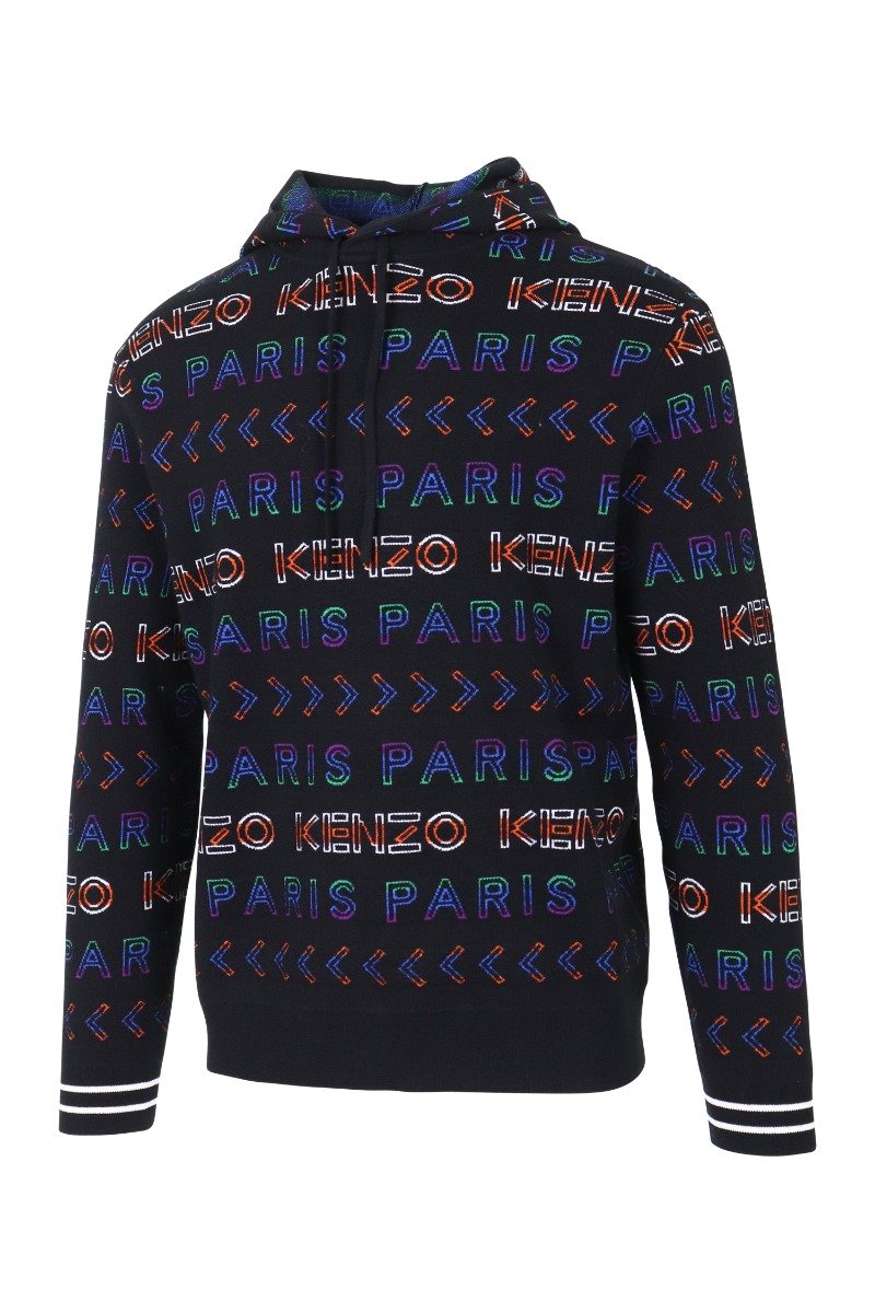 Kenzo Paris Sweater Men Fashion Wool-Blend Long-Sleeve Casual Stylish