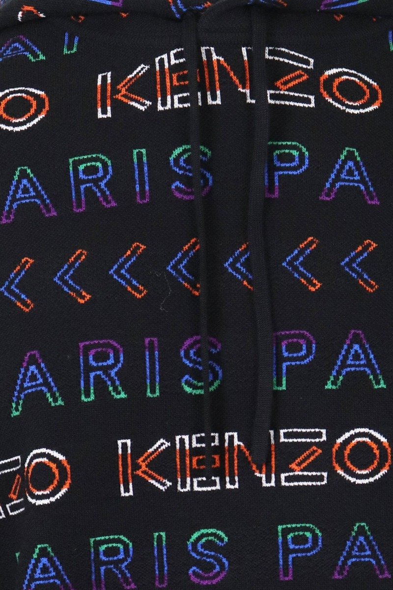 Kenzo Paris Sweater Men Fashion Wool-Blend Long-Sleeve Casual Stylish