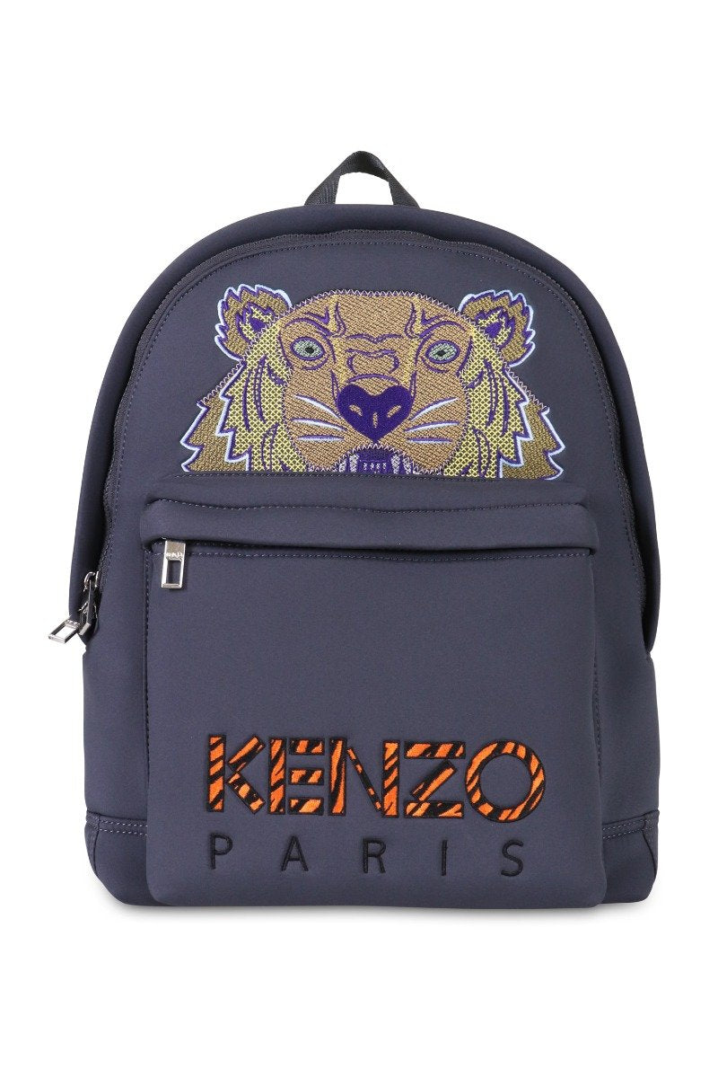Tiger Large Backpack Kenzo Paris Neoprene Fashion Bag Travel Outing