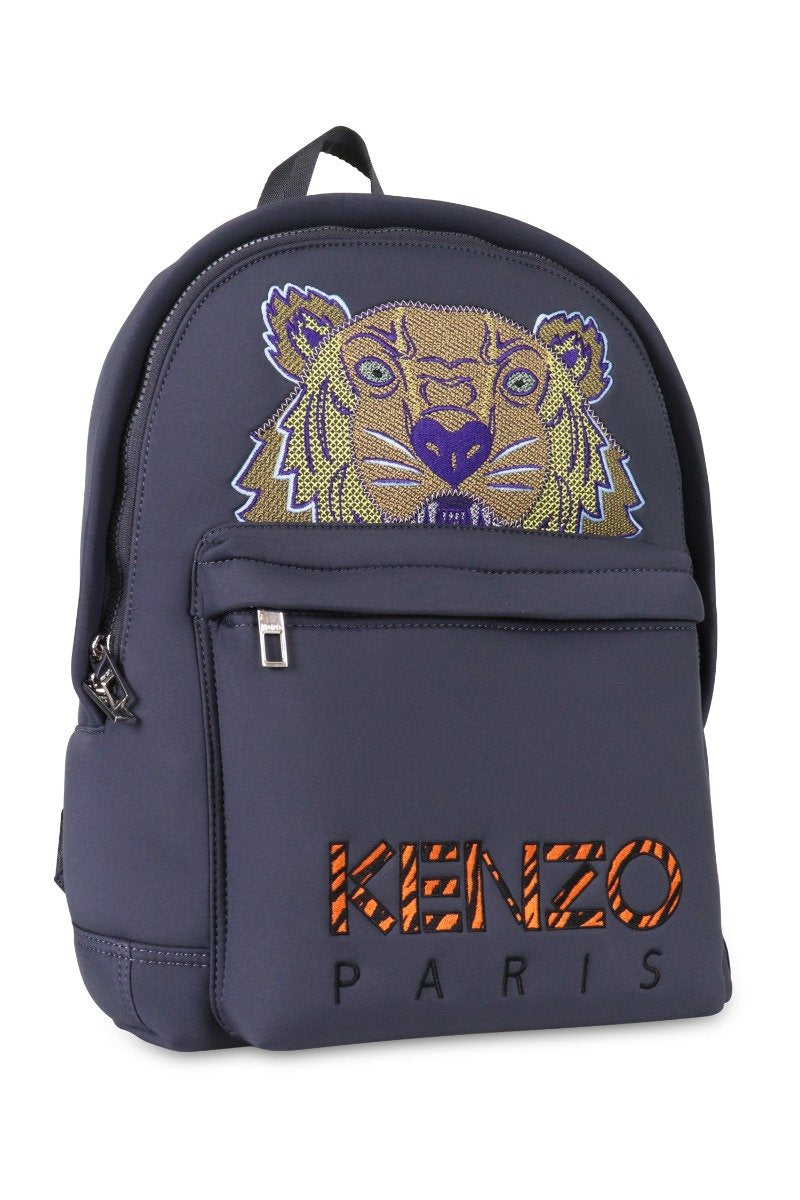 Tiger Large Backpack Kenzo Paris Neoprene Fashion Bag Travel Outing