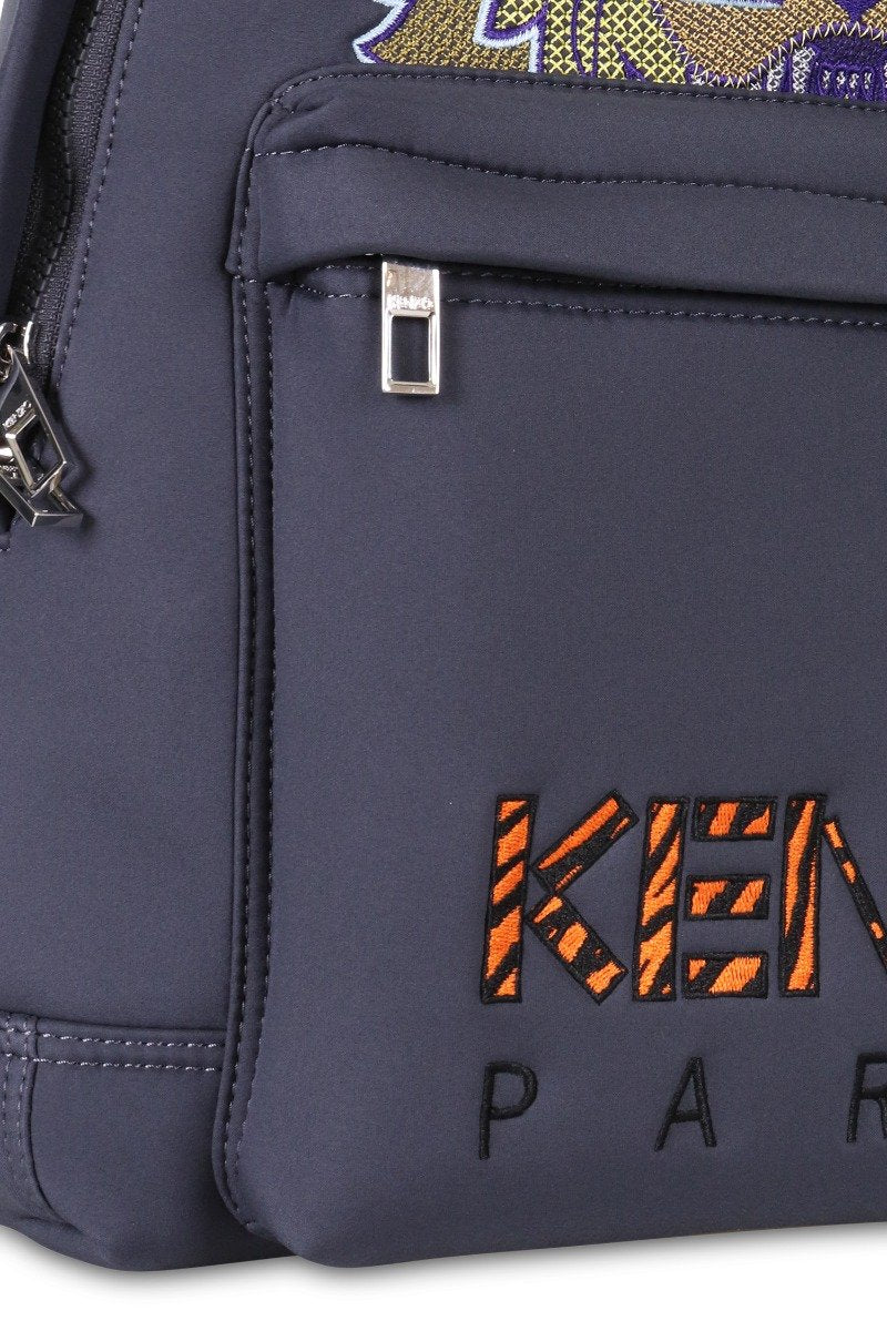 Tiger Large Backpack Kenzo Paris Neoprene Fashion Bag Travel Outing