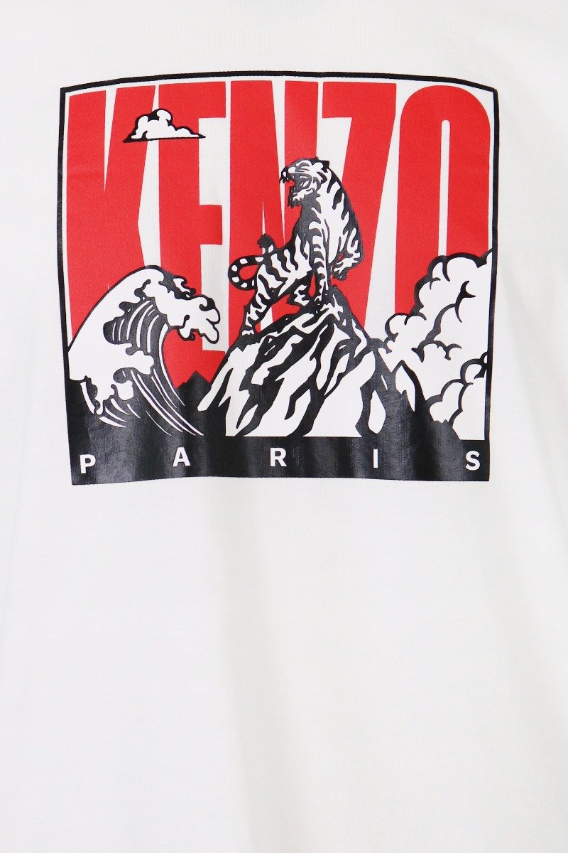 Tiger Mountain T-Shirt Men Fashion Kenzo Paris Casual Cotton Short Sleeve