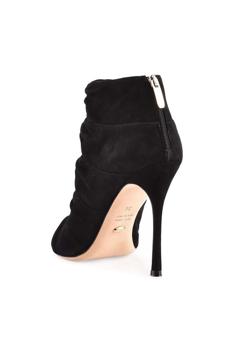 Divine Ankle Boots High Heels Women Fashion Basic Black