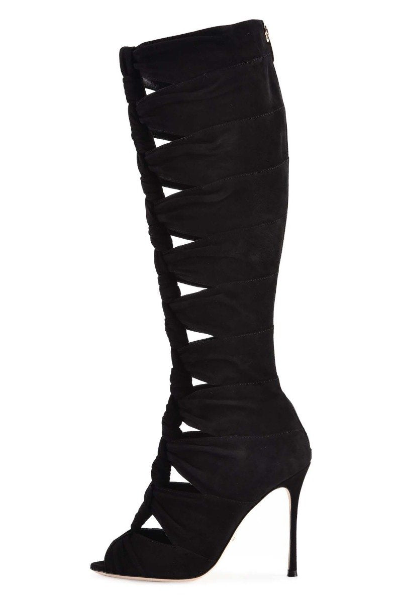 Divine Boots Leather Women High Heels Boots Fashion