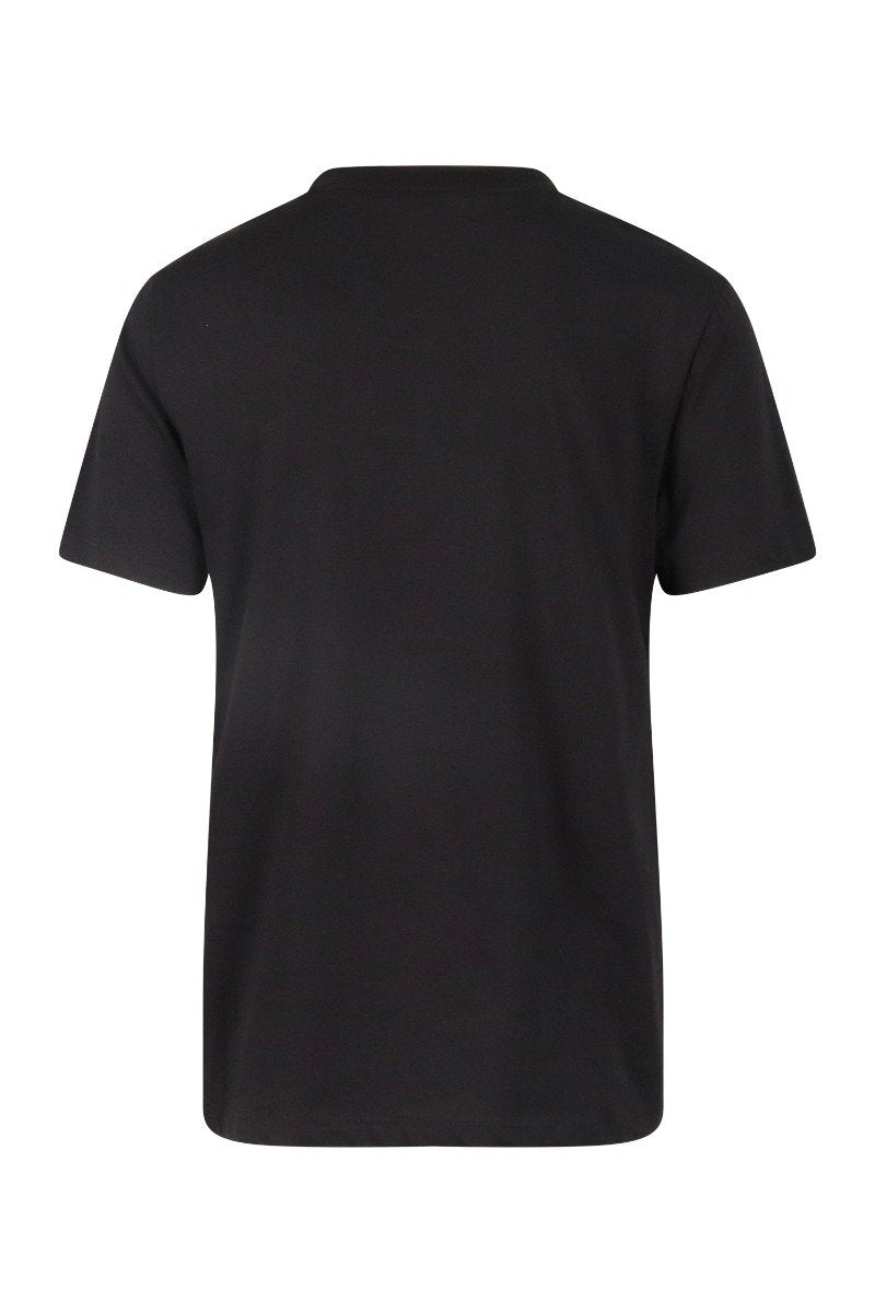 Swallow Badge T-Shirt Men Fashion MCQ Cotton Short Sleeve Top Casual
