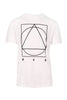 Glyph Icon Print T-Shirt Cotton Short Sleeves Top Casual Basic Menswear