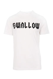 Swallow Print T-Shirt Men Fashion MCQ Cotton Short Sleeve Casual Top