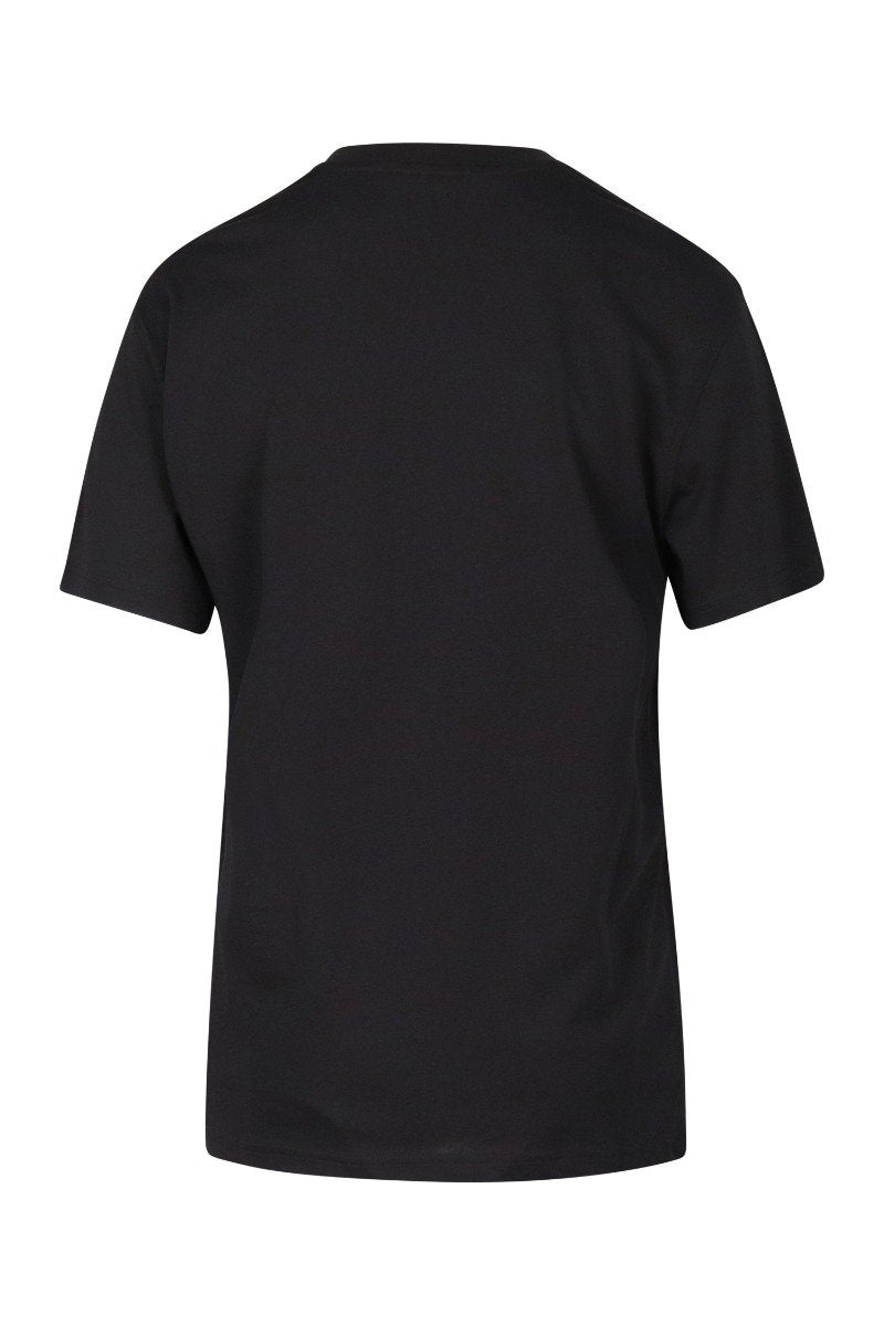 Swallow Badge T-Shirt Women Fashion MCQ Cotton Short Sleeve Casual Top Simple