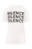 Triple Silence T-Shirt MCQ Casual Cotton Short Sleeve Fashion 