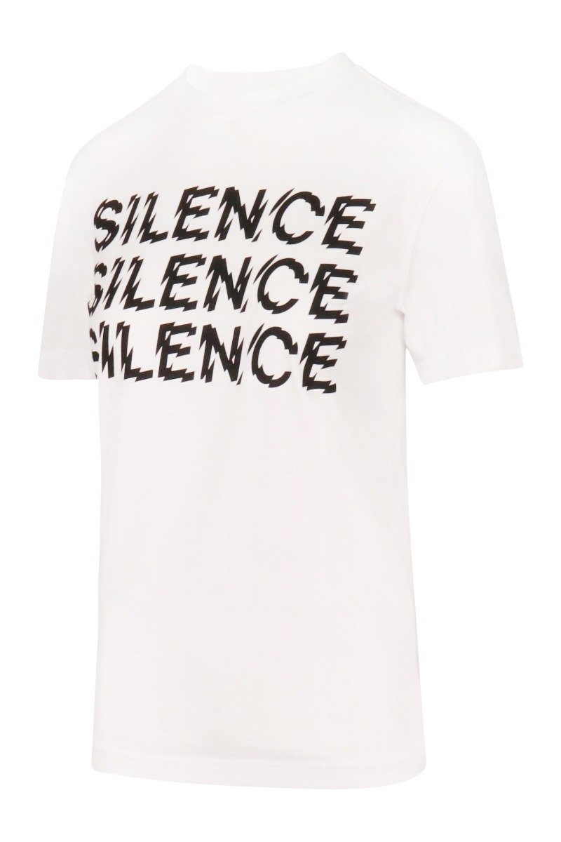 Triple Silence T-Shirt MCQ Casual Cotton Short Sleeve Fashion 