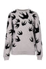 Swallow Signature Sweatshirt Women Fashion MCQ Cotton Blend Long Sleeve Casual Top