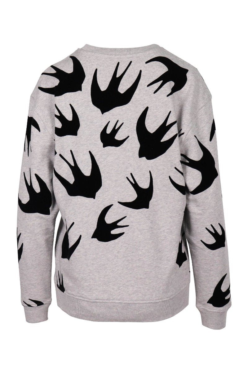 Swallow Signature Sweatshirt Women Fashion MCQ Cotton Blend Long Sleeve Casual Top