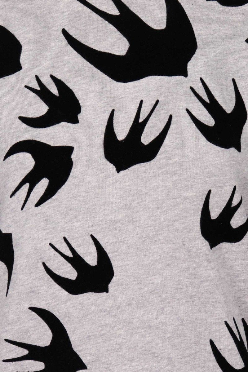 Swallow Signature Sweatshirt Women Fashion MCQ Cotton Blend Long Sleeve Casual Top