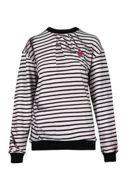 Swallow Sweatshirt Women Fashion MCQ Cotton Long Sleeve Casual Top Stripes