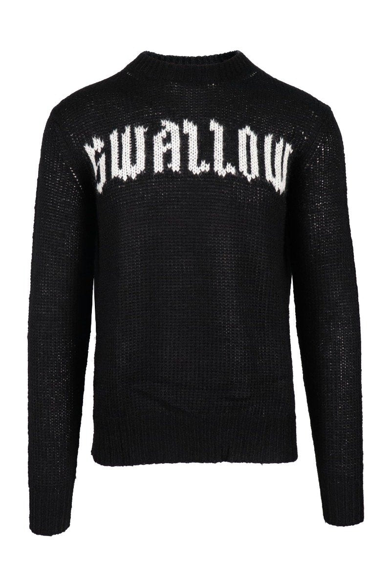 Swallow Sweater Men Fashion MCQ Wool Blend Long Sleeve Top