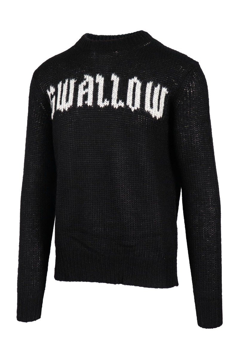 Swallow Sweater Men Fashion MCQ Wool Blend Long Sleeve Top