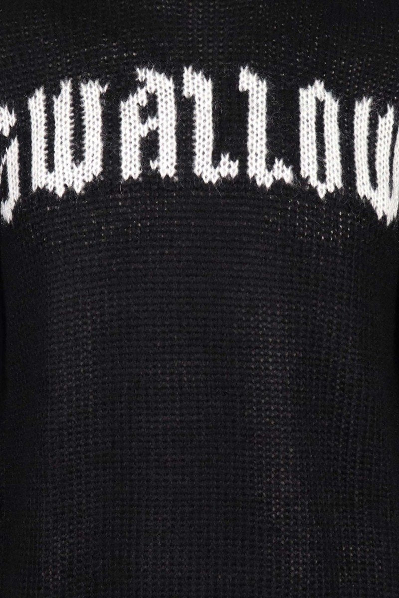 Swallow Sweater Men Fashion MCQ Wool Blend Long Sleeve Top