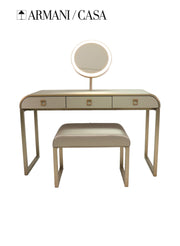 Glam Dressing Table Gold Bedroom Armani Casa Home Living Furniture 