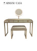 Glam Dressing Table Gold Bedroom Armani Casa Home Living Furniture 
