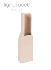 Jo Vase (Long Neck) Beige Living Ligne Roset Gloss 