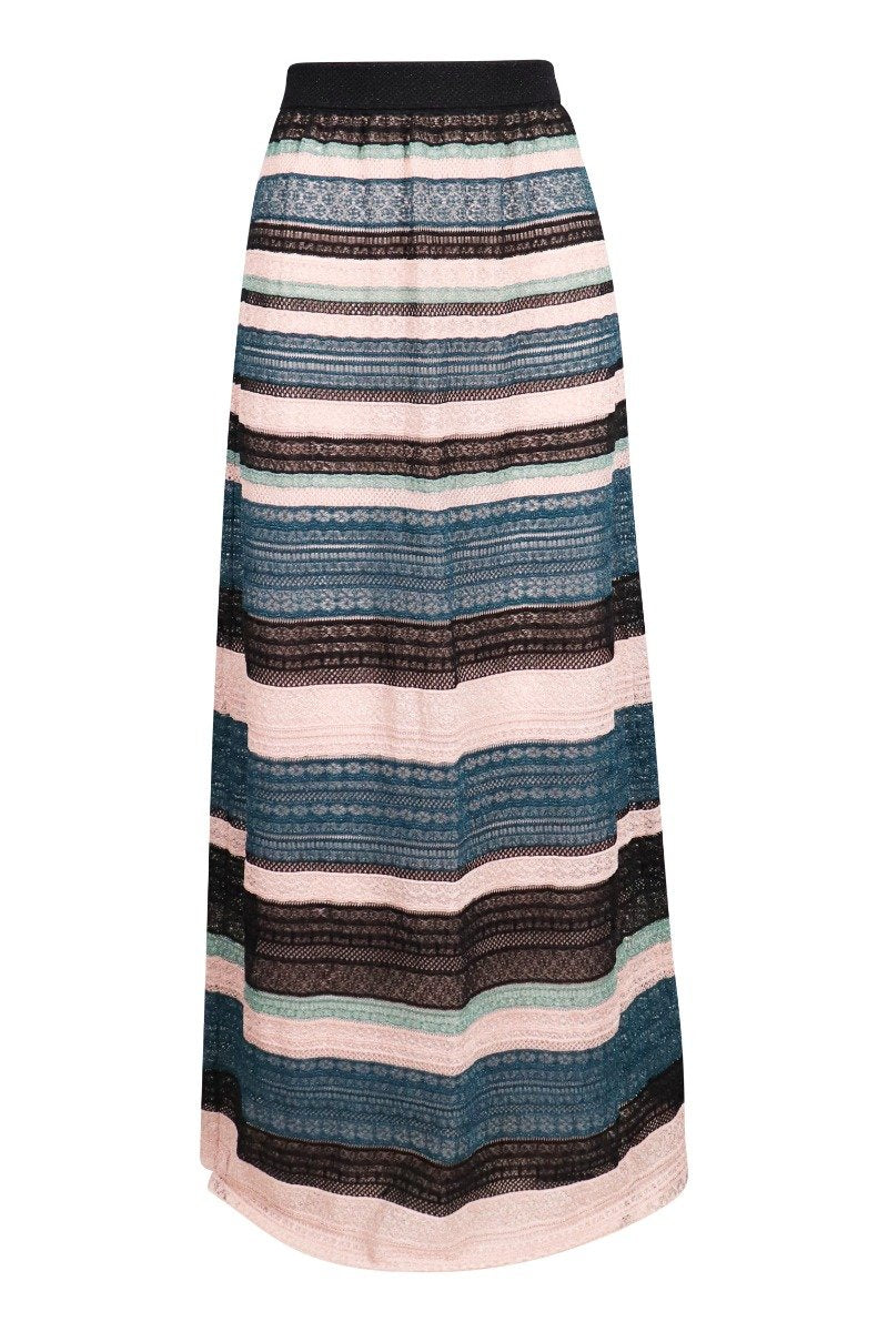 Colourful Lurex Skirt Fashion Women Bottoms Basic