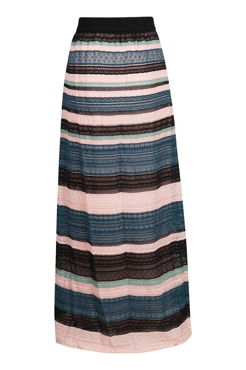 Colourful Lurex Skirt Fashion Women Bottoms Basic