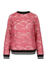 Lace Top Women Fashion Valentino Long-Sleeve Cotton Stylish Art Designer