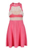 Crepe Envers Dress Women Fashion Dinner Midi Dress